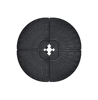 4 Pieces Outdoor Cantilever Offset Patio Umbrella Base