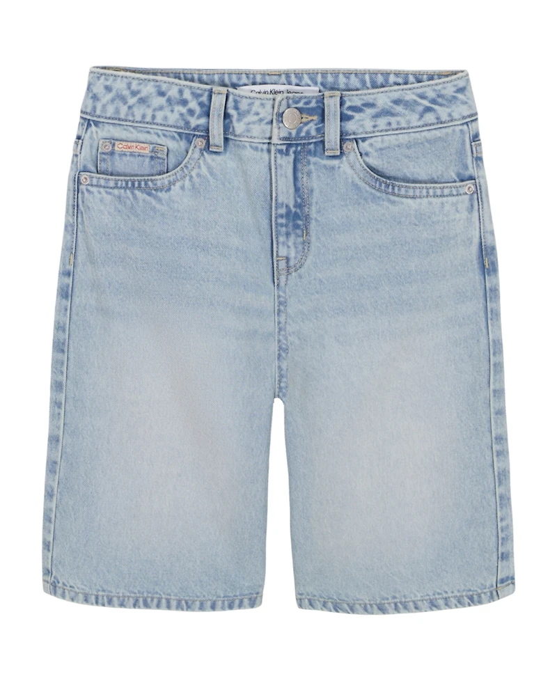 Clavin Klein Big Girls Denim Jort Shorts