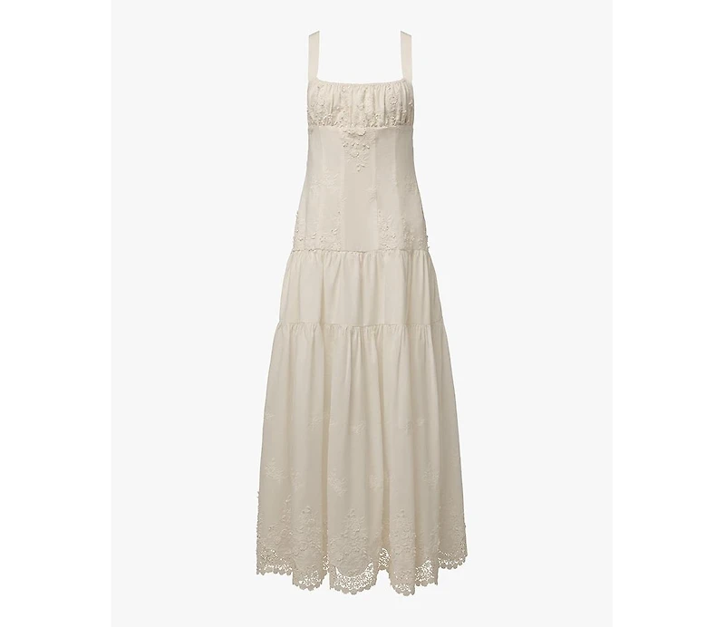 WeWoreWhat Women's Ruched Cup Peplum Midi Dress