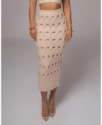 Jluxlabel Women's Morgan Knit Maxi Skirt