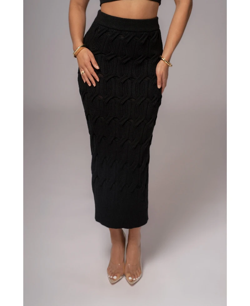 Jluxlabel Women's Morgan Knit Maxi Skirt