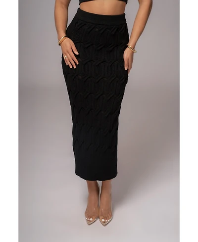 Jluxlabel Women's Morgan Knit Maxi Skirt