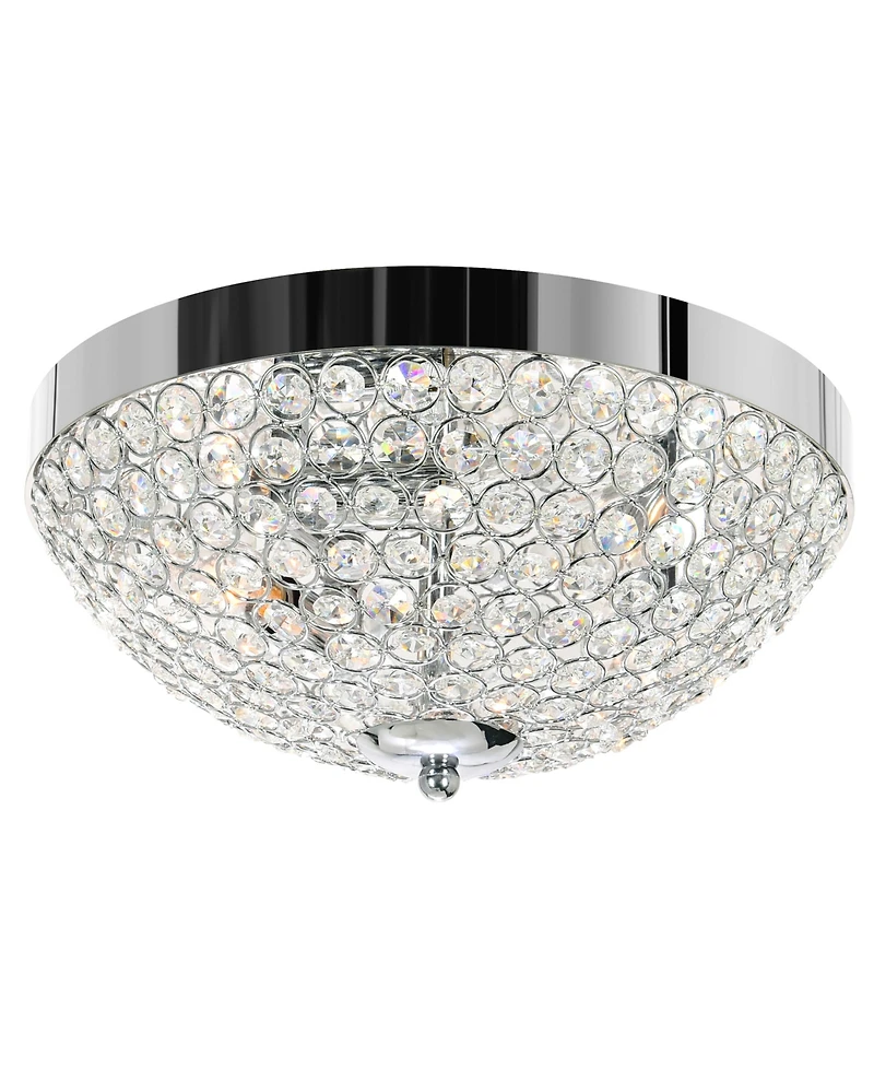 Cwi Lighting 6" Metal Globe 3 Light Bowl Flush Mount
