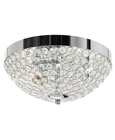 Cwi Lighting 6" Metal Globe 3 Light Bowl Flush Mount