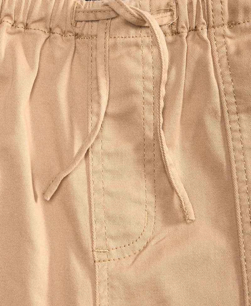 With Jules Big Girls Cotton-Blend Baggy Wide-Leg Pants