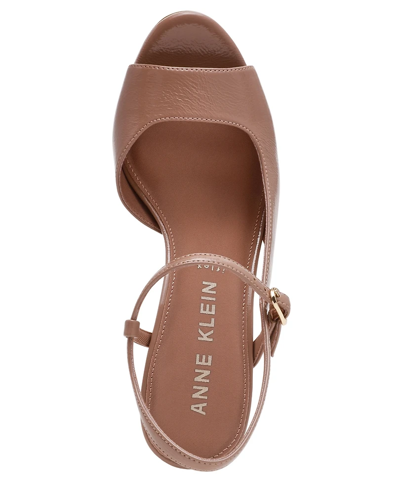 Anne Klein Women's Jessica Peep Toe Dress Sandals