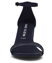 Anne Klein Women's Kourtney Two Piece Block Heel Dress Sandals
