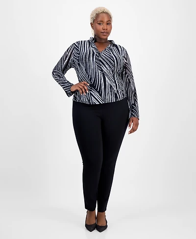 I.n.c. International Concepts Plus High-Rise Leggings, Macy's Exclusive