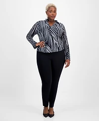 I.n.c. International Concepts Plus High-Rise Leggings, Macy's Exclusive