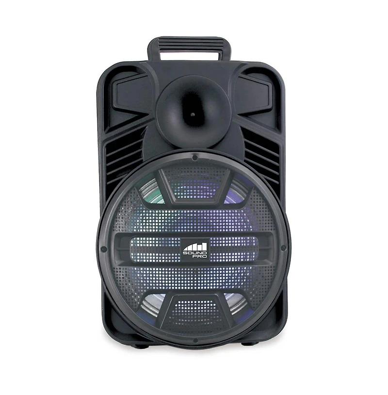 Portable 12" 3,000 Watt Bluetooth Party Speaker with Disco Light