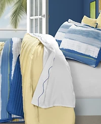 J by J Queen Bold Seashore 3-Pc. Quilt Set