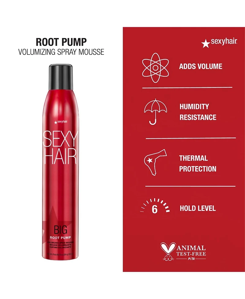 Big Sexy Hair Root Pump Volumizing Spray Mousse 10oz