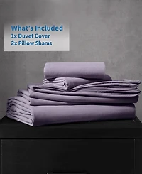 Nestl Ultra Soft Prewashed 3-Pc. Duvet Cover Set, California King