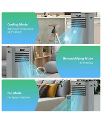 8000 Btu(Ashrae) 3-in-1 Portable Air Conditioner with Remote Control