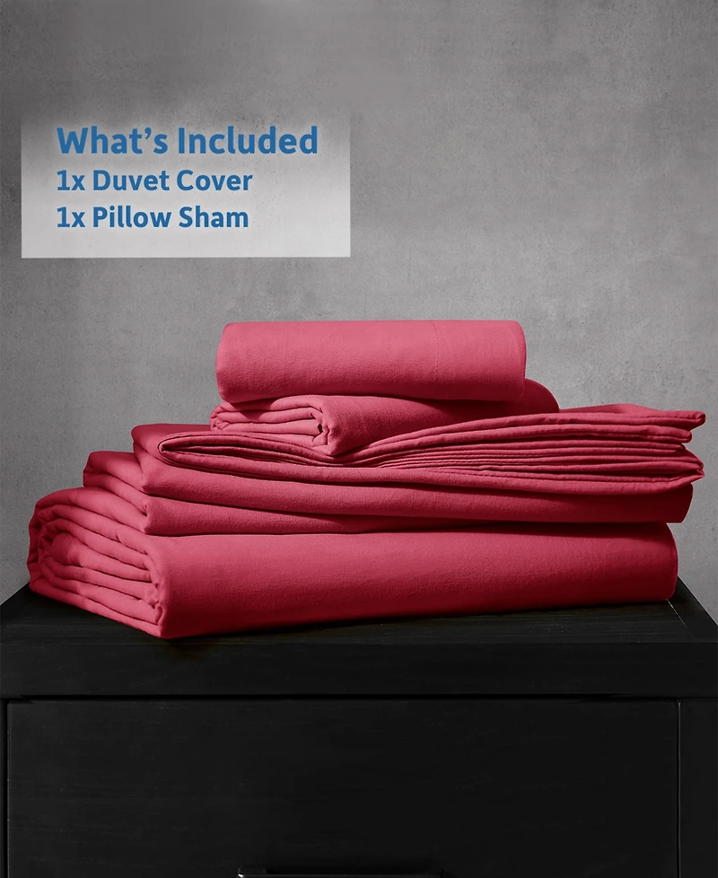 Nestl Ultra Soft Prewashed 2-Pc. Duvet Cover Set, Twin/Twin Xl