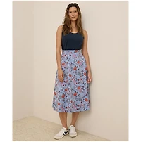 Pact Women's Organic Cotton Fit & Flare Midi Skirt