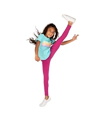 Mightly Toddler Girls Fair Trade Organic Cotton Reinforced Knee Leggings