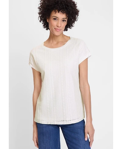 Olsen Women's Lace Front T-Shirt