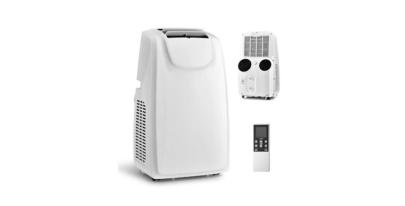 12000 Btu(Ashrae) Dual Hose Portable Air Conditioner with Remote Control