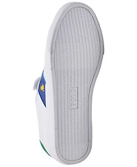 Polo Ralph Lauren Little Girls' Ryley Fastening Strap Casual Sneakers from Finish Line