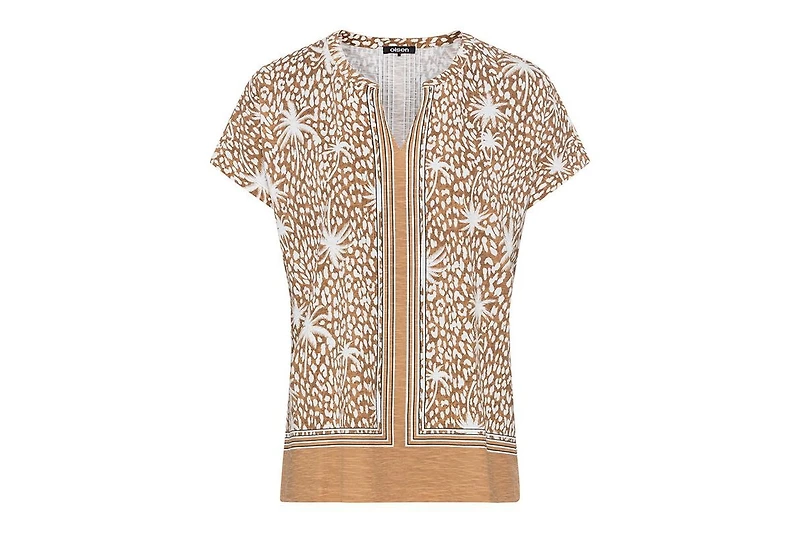 Olsen Women's Tropic Mix Print T-Shirt