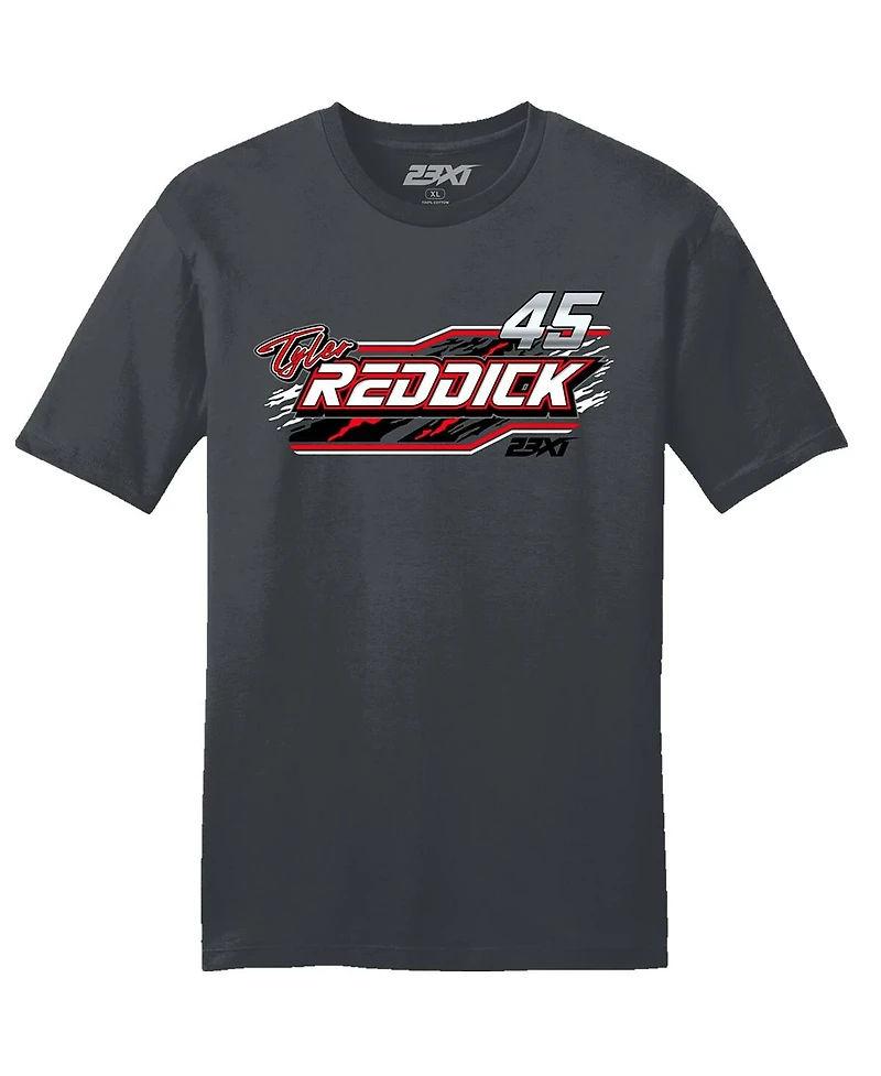 23xi Racing Men's Charcoal Tyler Reddick Jordan Car T-Shirt