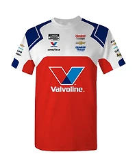 Hendrick Motorsports Team Collection Men's Red Kyle Larson Valvoline Uniform T-Shirt