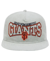 New Era Men's Gray San Francisco Giants Corduroy Golfer Snapback Hat
