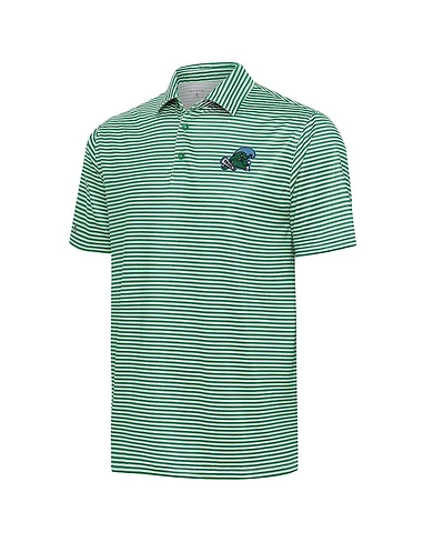 Antigua Men's Green Tulane Wave Skills Polo Shirt