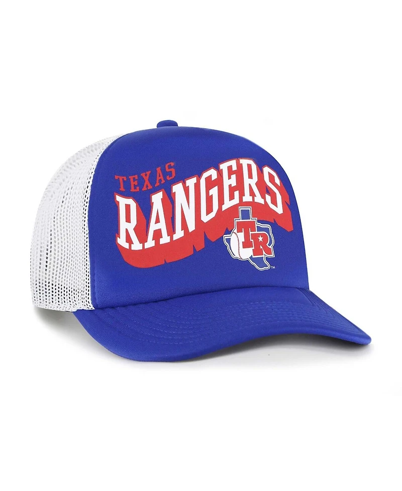 '47 Brand Men's Royal Texas Rangers Meander Foam Trucker Snapback Hat