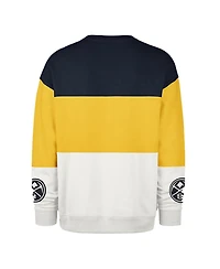 '47 Brand Men's and Women's Yellow Denver Nuggets 2024/25 City Edition On Five Maximalist Pullover Sweatshirt