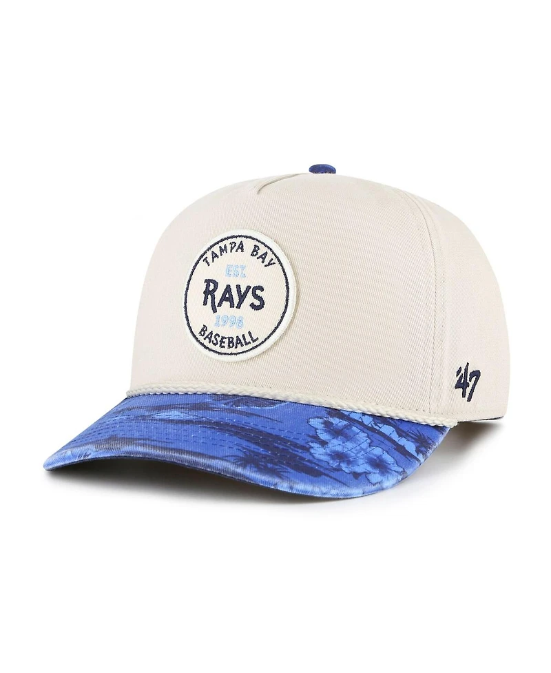 '47 Brand Men's Cream/Navy Tampa Bay Rays Fiji Rope Hitch Adjustable Hat