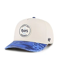 '47 Brand Men's Cream/Navy Tampa Bay Rays Fiji Rope Hitch Adjustable Hat