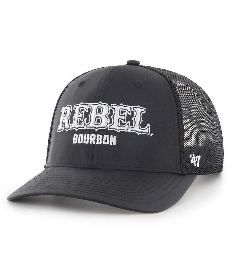'47 Brand Men's Black Kyle Busch Rebel Bourbon Trucker Adjustable Hat