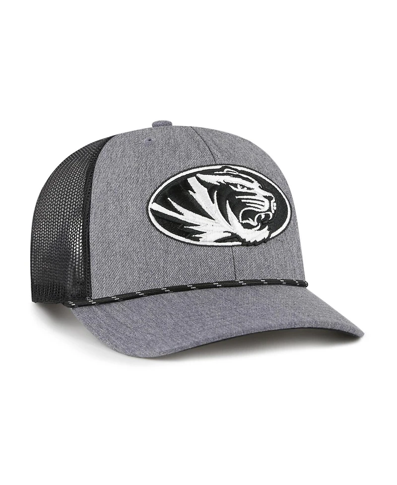 '47 Brand Men's Gray Missouri Tigers Carbon Rope Adjustable Hat