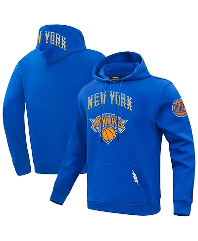 Pro Standard Men's Blue New York Knicks 2024/25 City Edition Pullover Hoodie