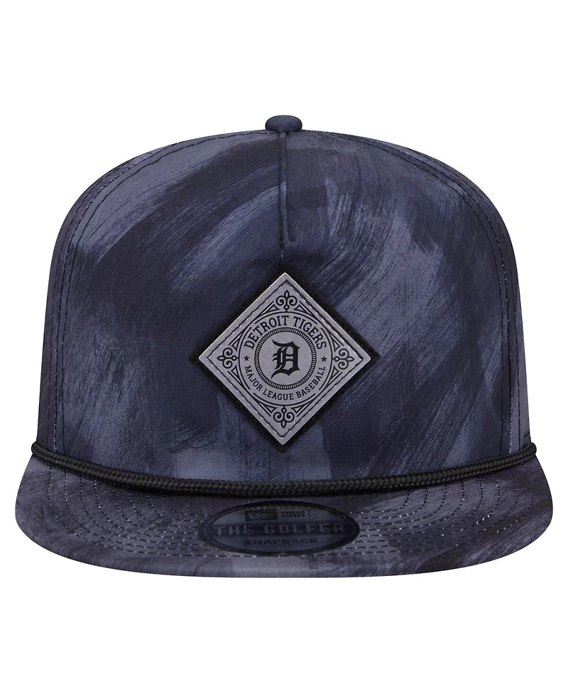 New Era Men's Navy Detroit Tigers Printed Golfer Snapback Hat