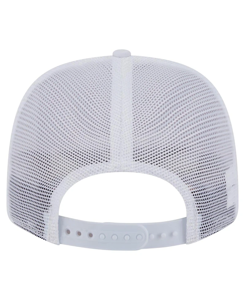 New Era Men's White Houston Astros Flamingo Mesh Back 9SEVENTY Stretch-Snap Hat