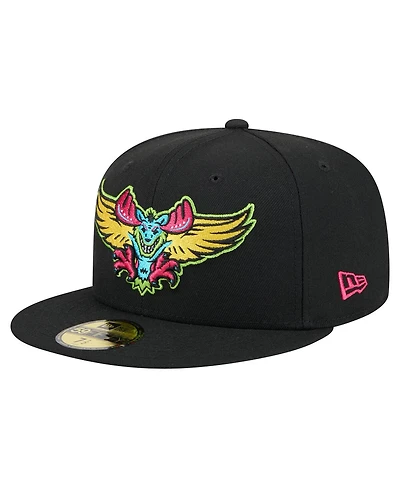New Era Men's Black Modesto Nuts Copa de la Diversion 59FIFTY Fitted Hat