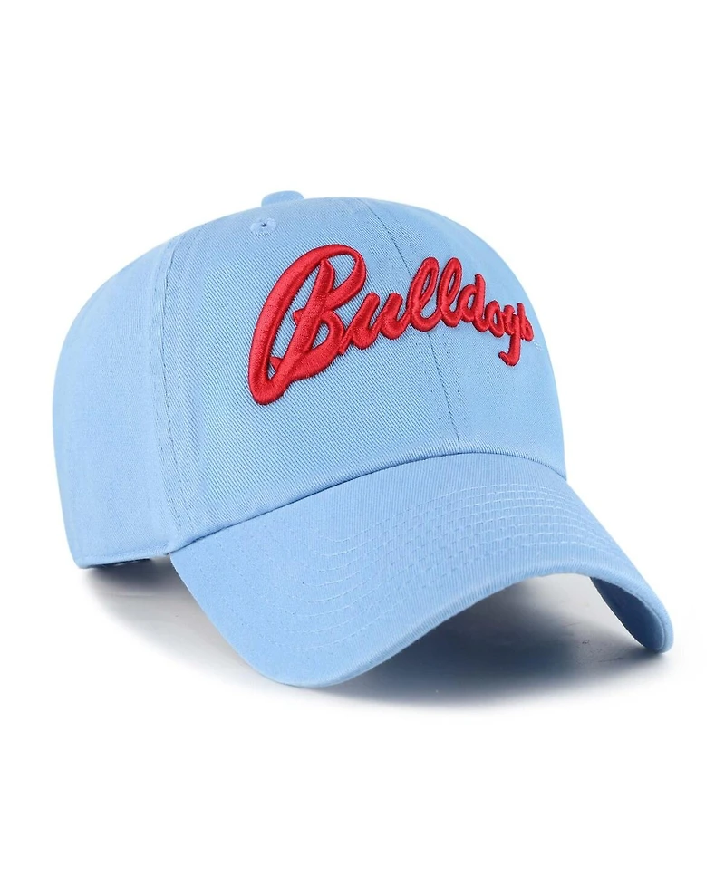 '47 Brand Men's Light Blue Fresno State Bulldogs Vault Clean Up Adjustable Hat