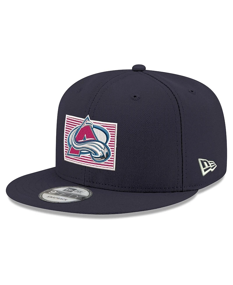 New Era Men's Navy Colorado Avalanche State Pride 9FIFTY Snapback Hat