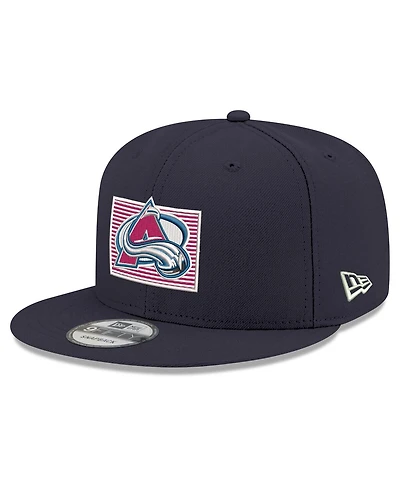New Era Men's Navy Colorado Avalanche State Pride 9FIFTY Snapback Hat