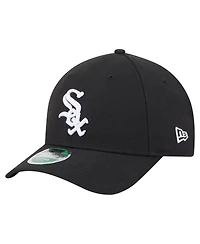 New Era Men's Black Chicago White Sox 125th Anniversary 9FORTY Adjustable Hat