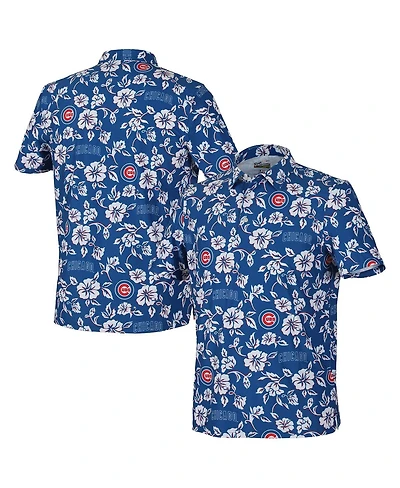 Reyn Spooner Men's Blue Chicago Cubs Pua Performance Polo Shirt