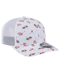 New Era Men's White Washington Nationals Flamingo Mesh Back 9SEVENTY Stretch-Snap Hat