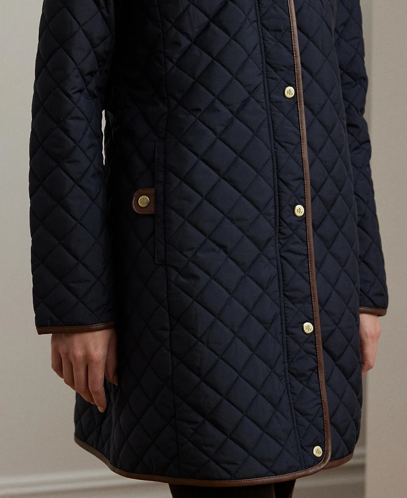 Lauren Ralph Lauren Women's Hooded Quilted Coat