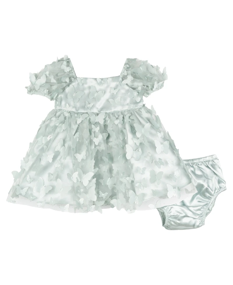 Rare Editions Baby Girls 3D Butterfly Dress