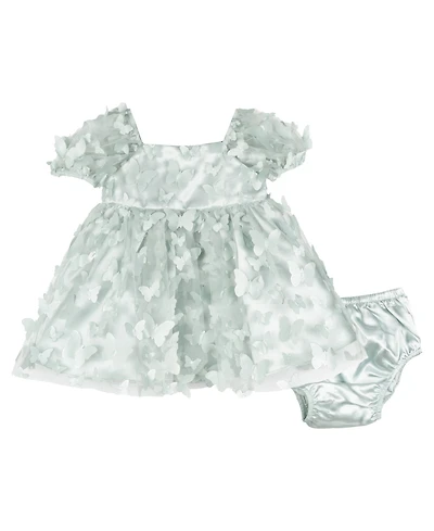 Rare Editions Baby Girls 3D Butterfly Dress