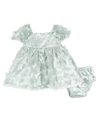 Rare Editions Baby Girls 3D Butterfly Dress