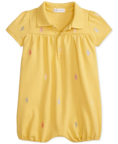 Baby Girls Bubble Shortalls
